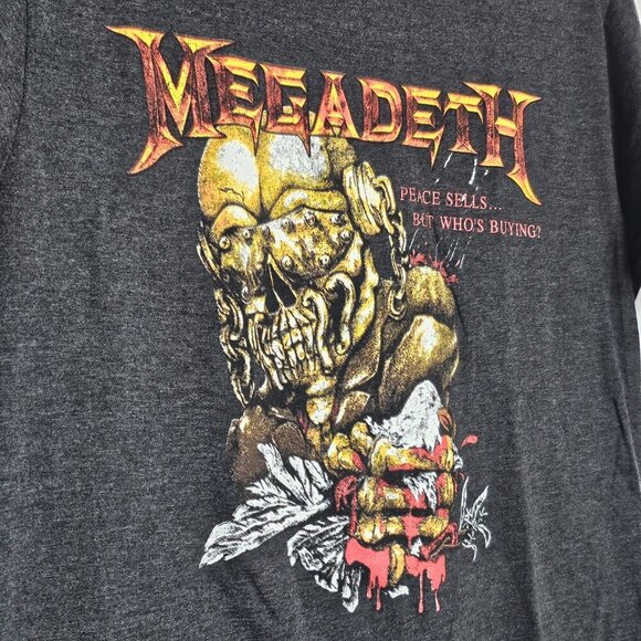 Men's Graphic Short sleeved T-Shirt Megadeth 'Peace Sells, But Who's Buying", M - Picture 2 of 12